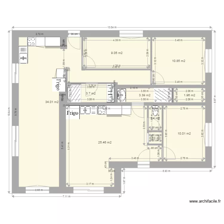 CDG RDC RENOVE. Plan de 
