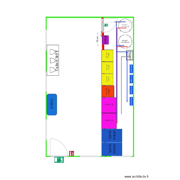 PROJET LAVERIE TOURCOING. Plan de 0 pièce et 0 m2