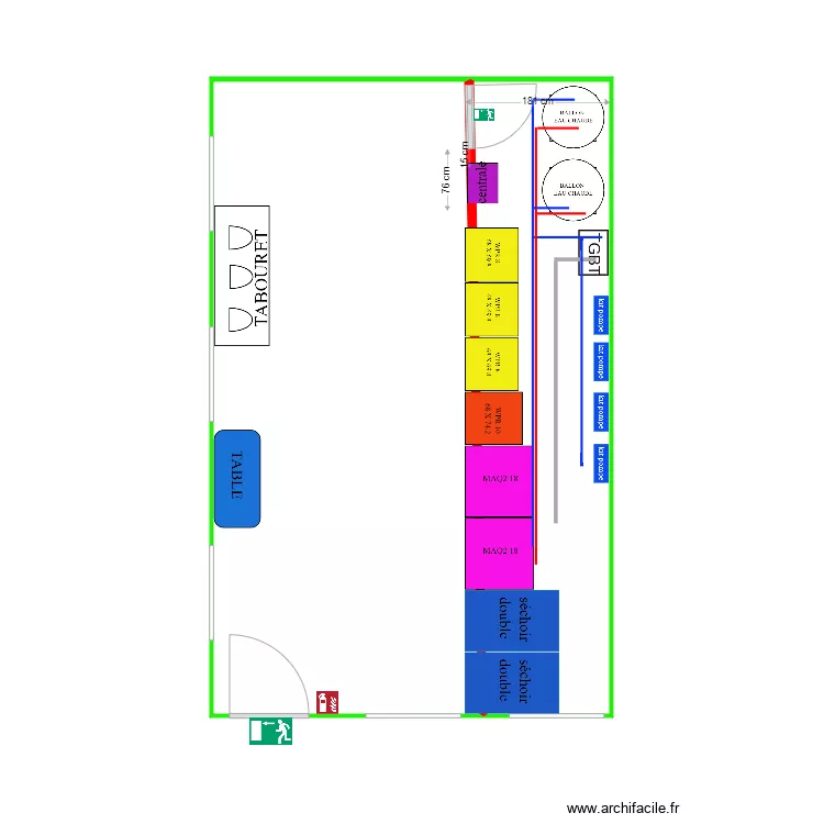 PROJET LAVERIE TOURCOING. Plan de 