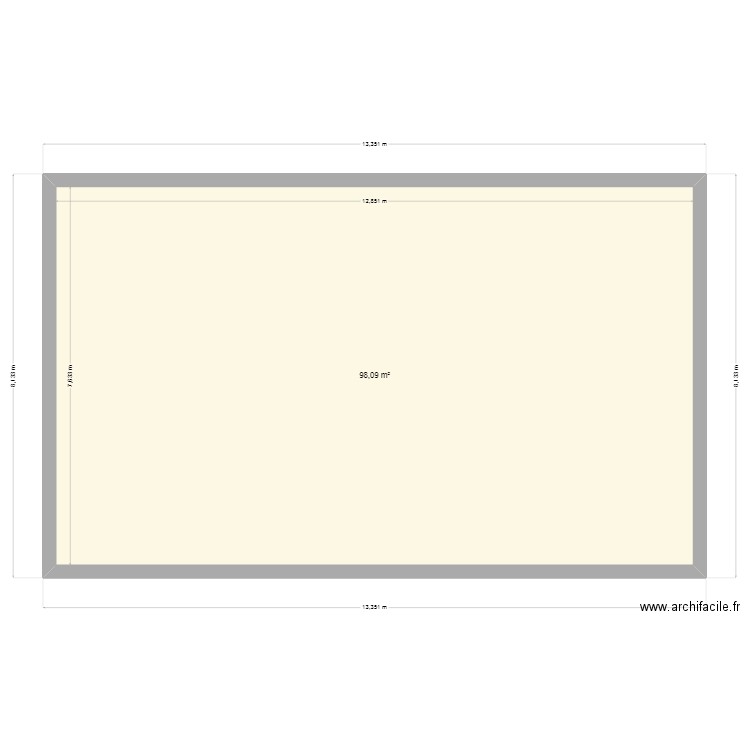 CUISINE. Plan de 1 pièce et 98 m2