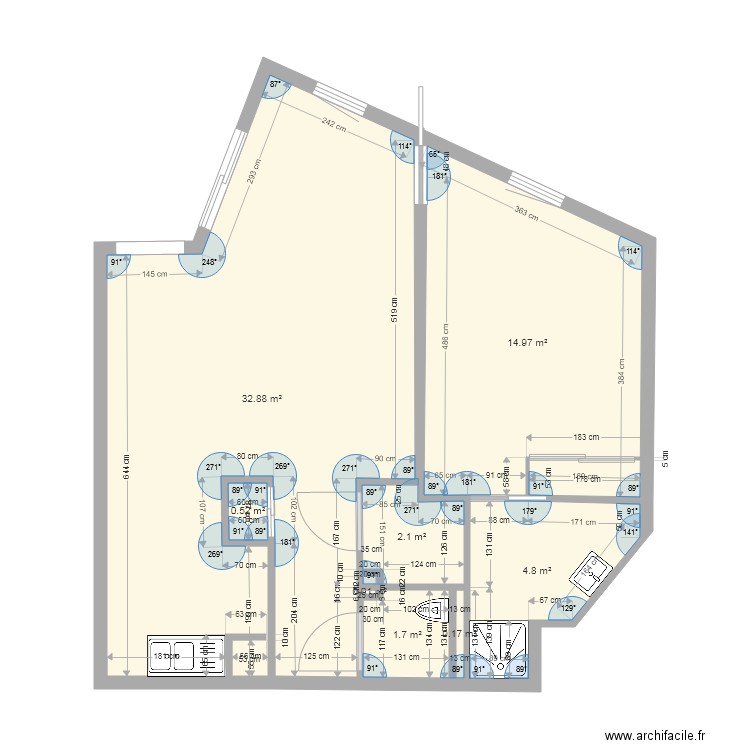 logement av bollee 2. Plan de 0 pièce et 0 m2