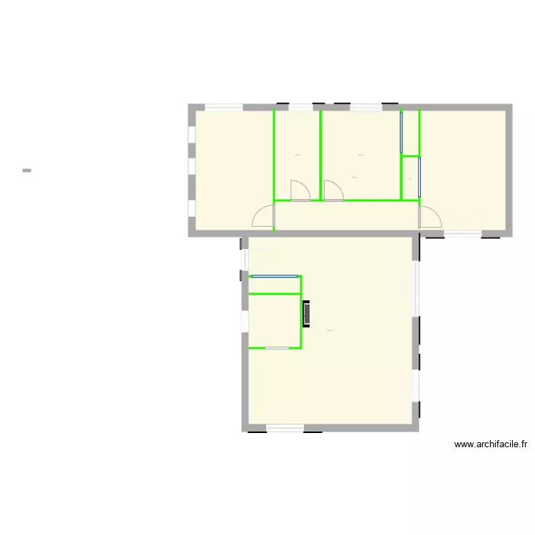 plan maison Jard v1. Plan de 