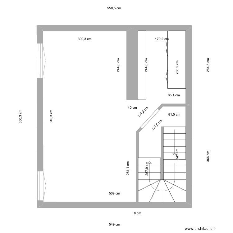 ETAT DE LIEUX ETAGE PROJECT LUDOVIC . Plan de 1 pièce et 30 m2