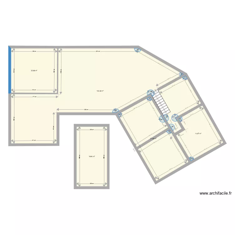 MAISON FAUCIGNY. Plan de 