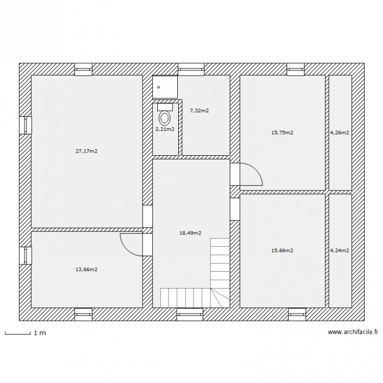 Le BIGOURDAN 1er etage. Plan de 0 pièce et 0 m2