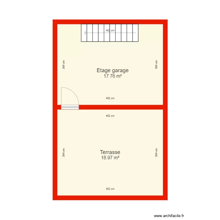 BI 4285 annexes etage garage non c&ocirc;t&eacute;. Plan de 