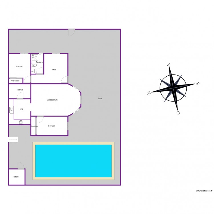 Villa El Galan. Plan de 0 pièce et 0 m2