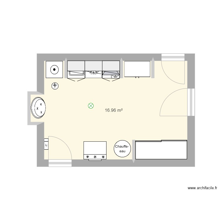 buanderie. Plan de 0 pièce et 0 m2