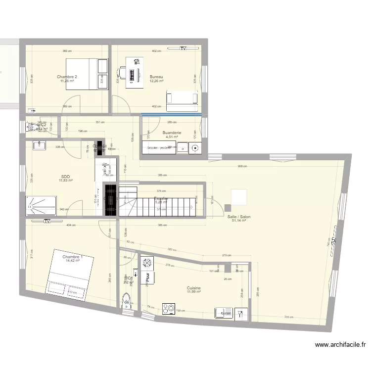 Caf&eacute; Garnier Mesur&eacute; vdef grand bureau. Plan de 