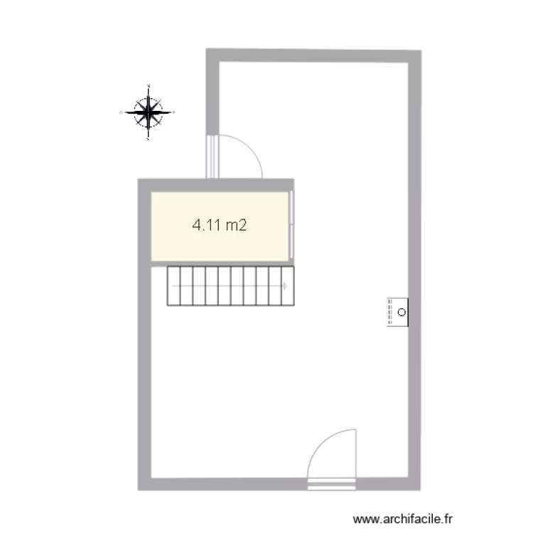 La Cotardi&egrave;re. Plan de 