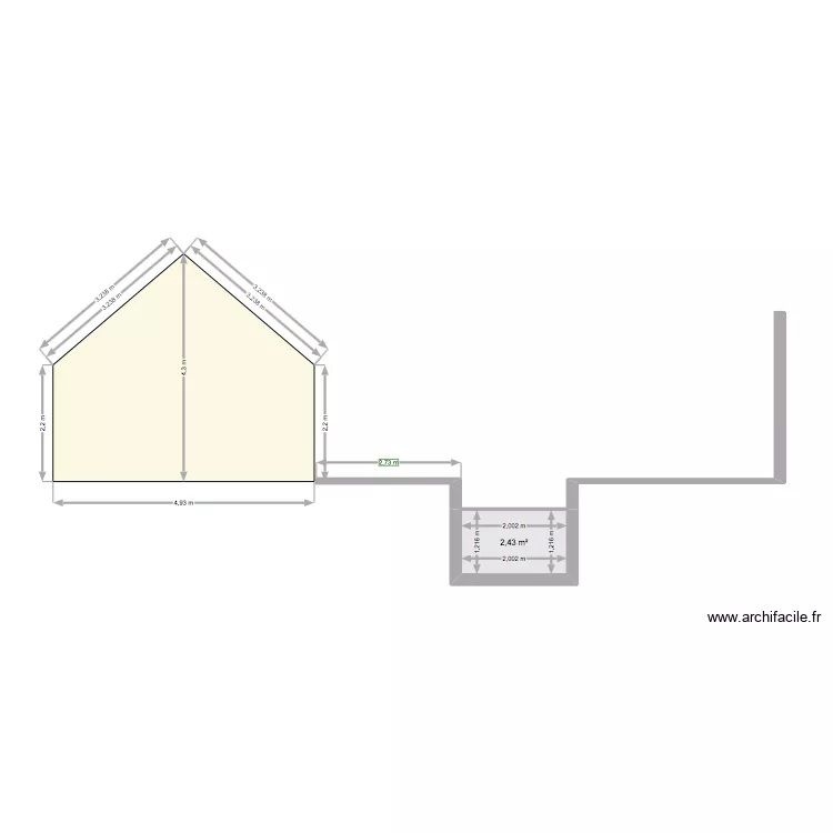 PLAN E COUPE 1 LA MONTAGNE . Plan de PLAN E COUPE 1 LA MONTAGNE . Plan de