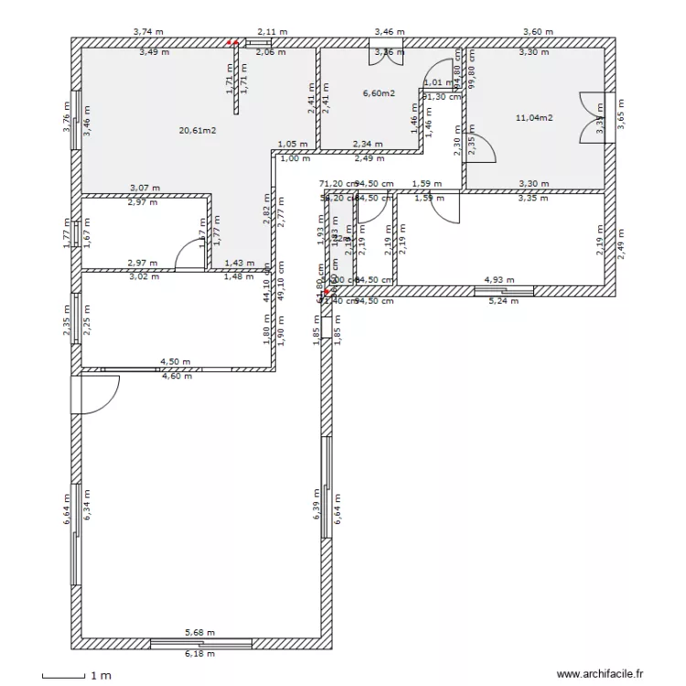 maison fany. Plan de 
