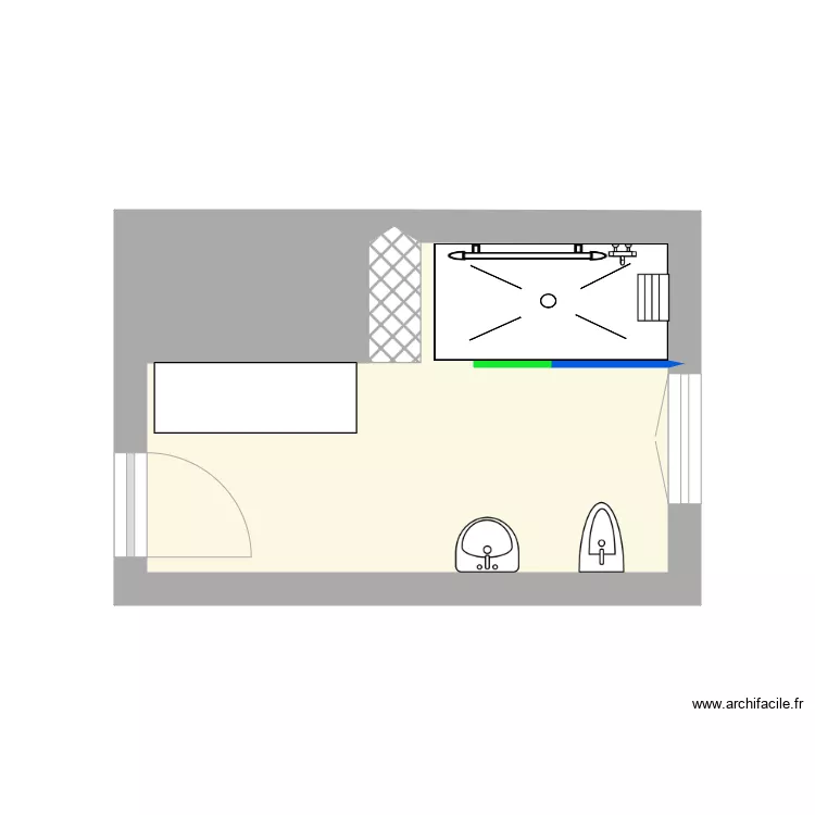 croquis SDB BRAUX 2. Plan de croquis SDB BRAUX 2. Plan de