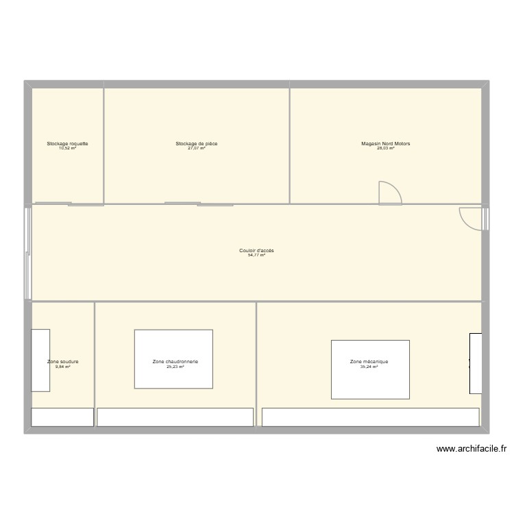 atelier. Plan de 0 pièce et 0 m2