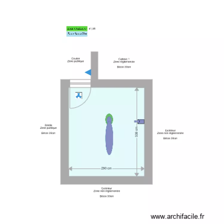BRAMI VILLEJUIF Cabinet 2. Plan de 