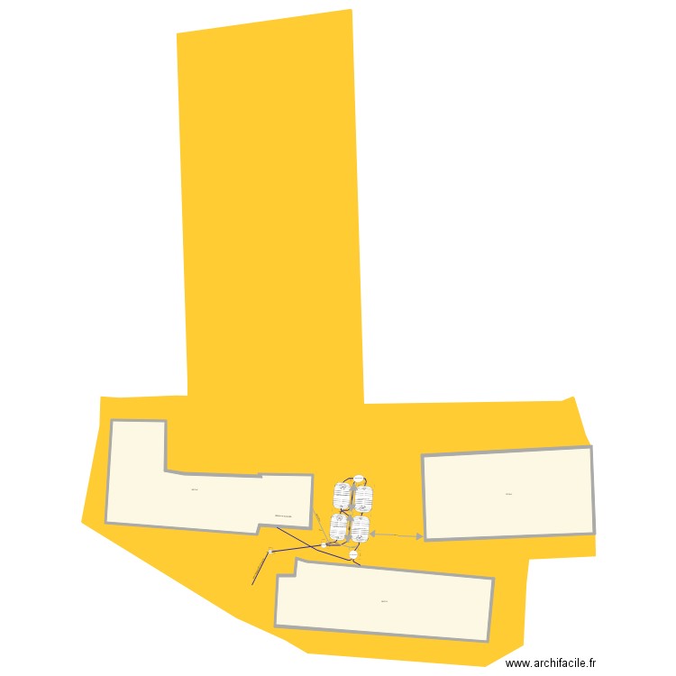 Fosse septique restaurant Langey. Plan de 0 pièce et 0 m2