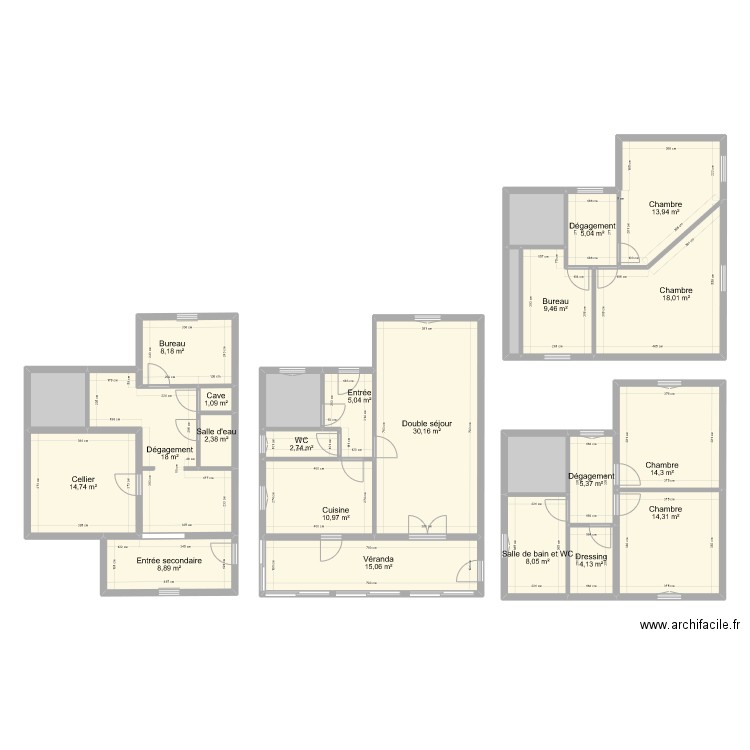 VIRIOT Denis. Plan de 0 pièce et 0 m2