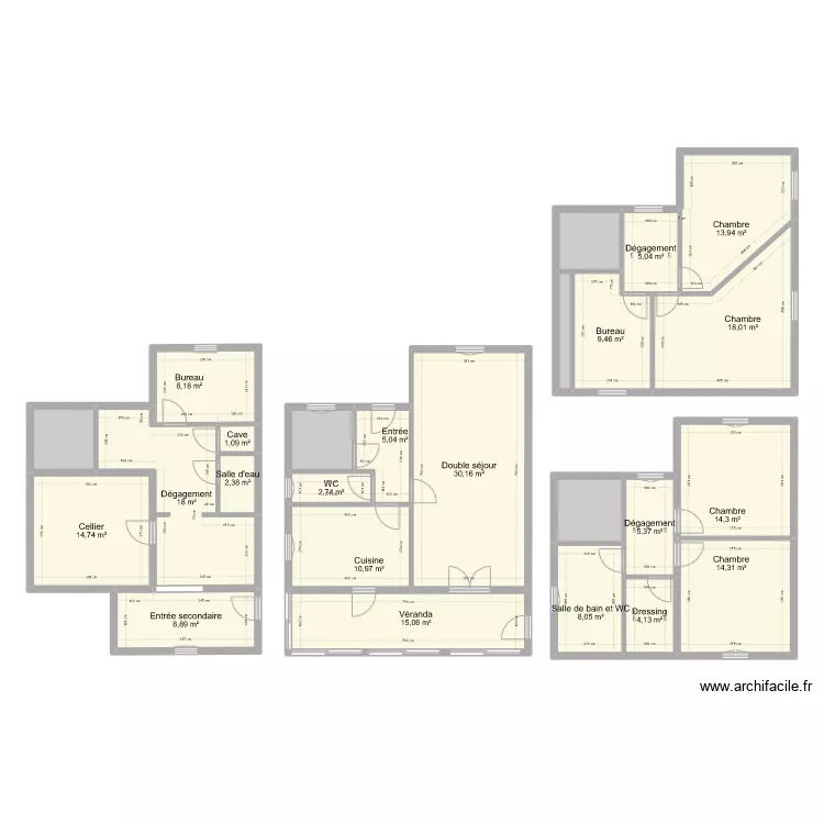 VIRIOT Denis. Plan de 