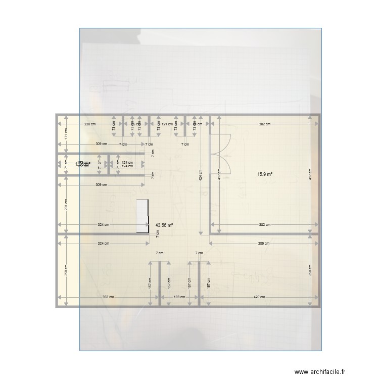 villemonble. Plan de 0 pièce et 0 m2