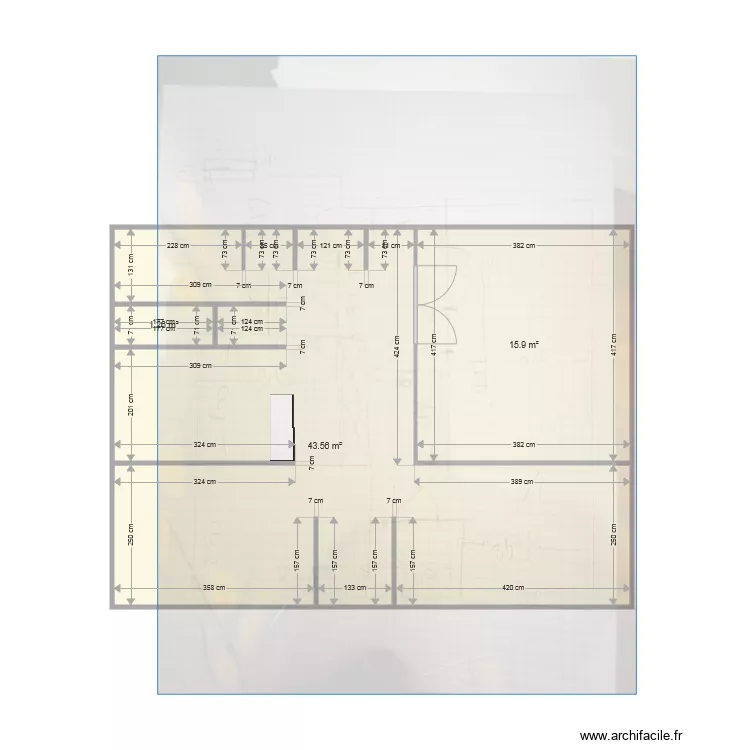 villemonble. Plan de 