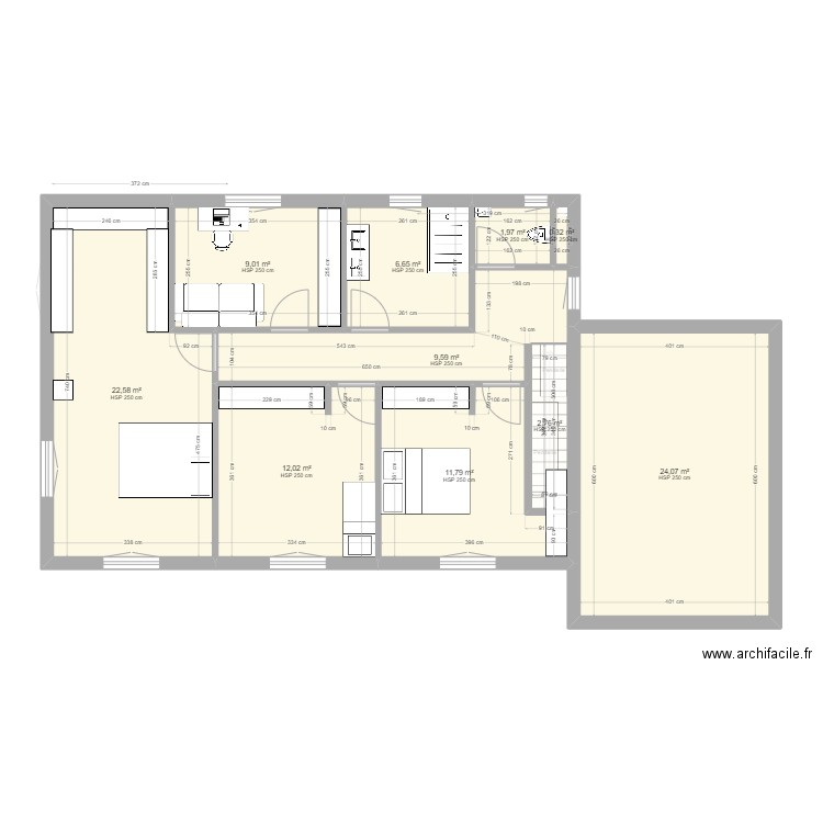 Maison la Roque - apres mesure 2. Plan de 0 pièce et 0 m2