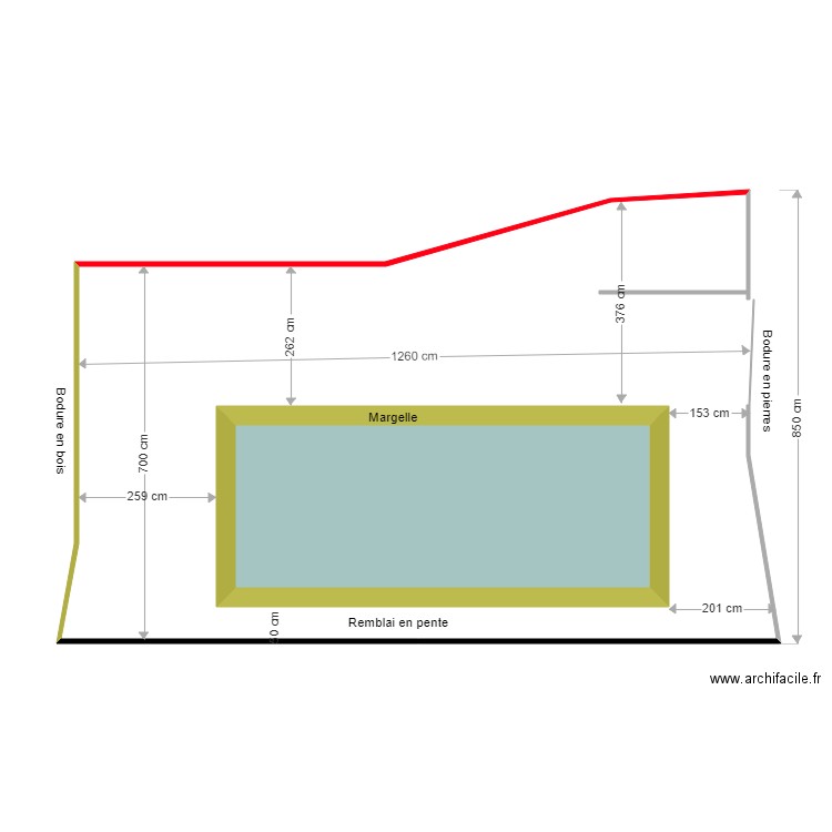 Piscine. Plan de 0 pièce et 0 m2