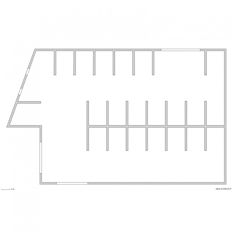 parking. Plan de 0 pièce et 0 m2