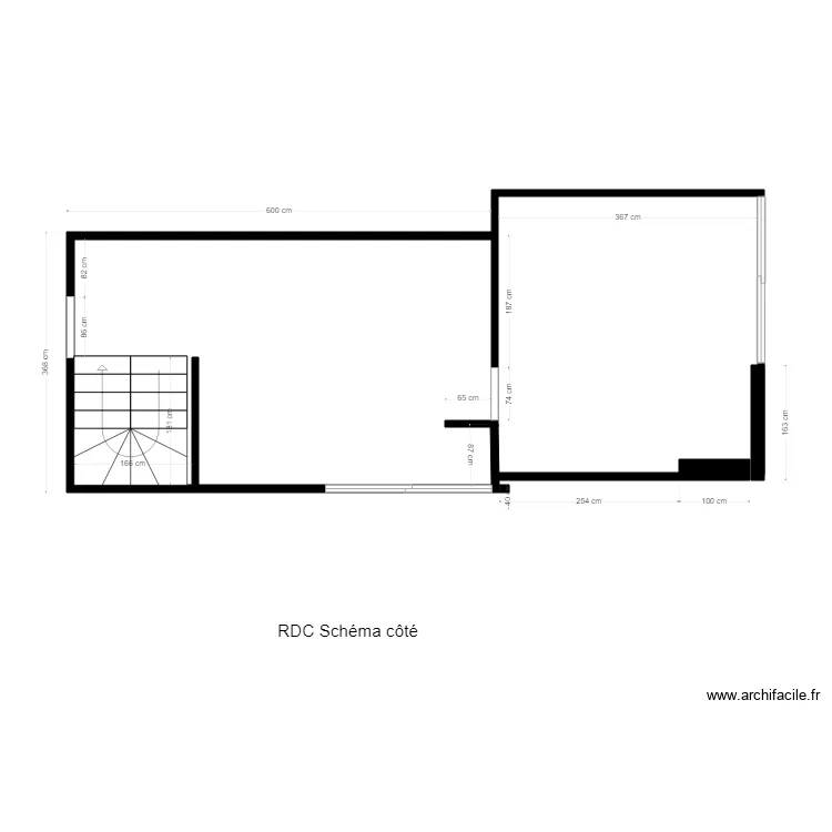 lot 2 rdc. Plan de 