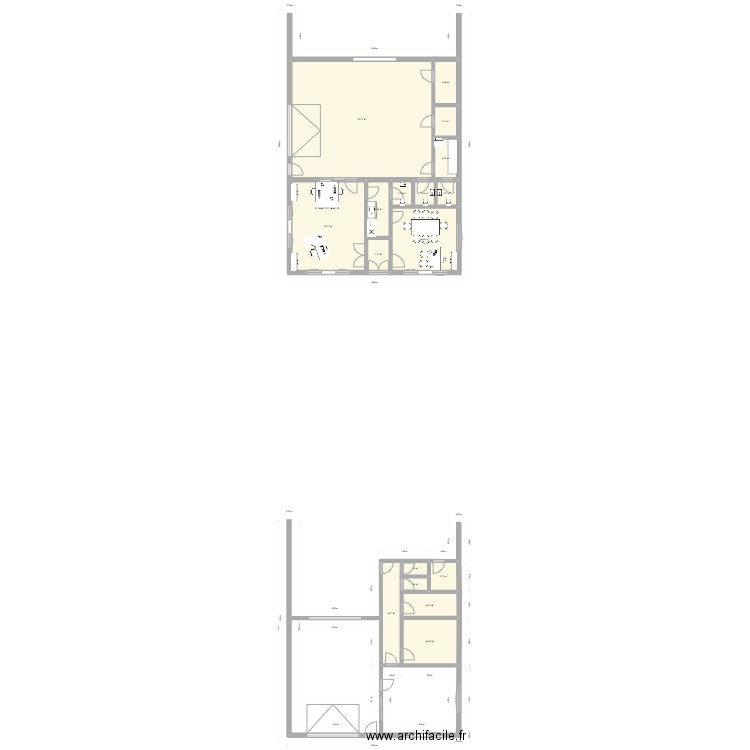 Bureaux et réception. Plan de 0 pièce et 0 m2