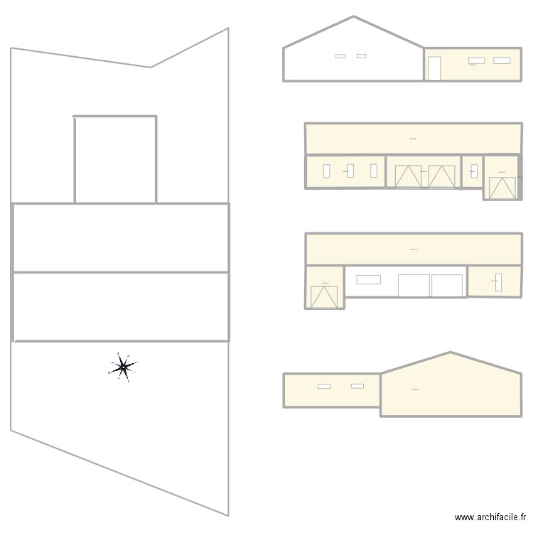 verger1. Plan de 11 pièces et 313 m2
