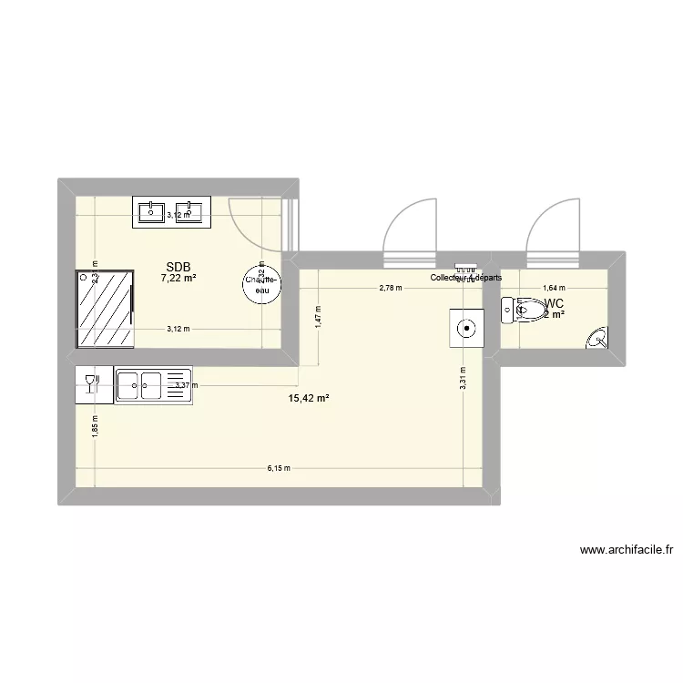 thomas christiaens. Plan de 3 et 25 m² thomas christiaens. Plan de 3 et 25 m²