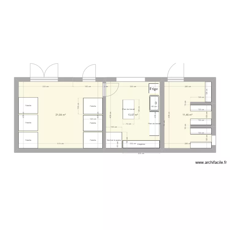 Plan local stockage. Plan de Plan local stockage. Plan de
