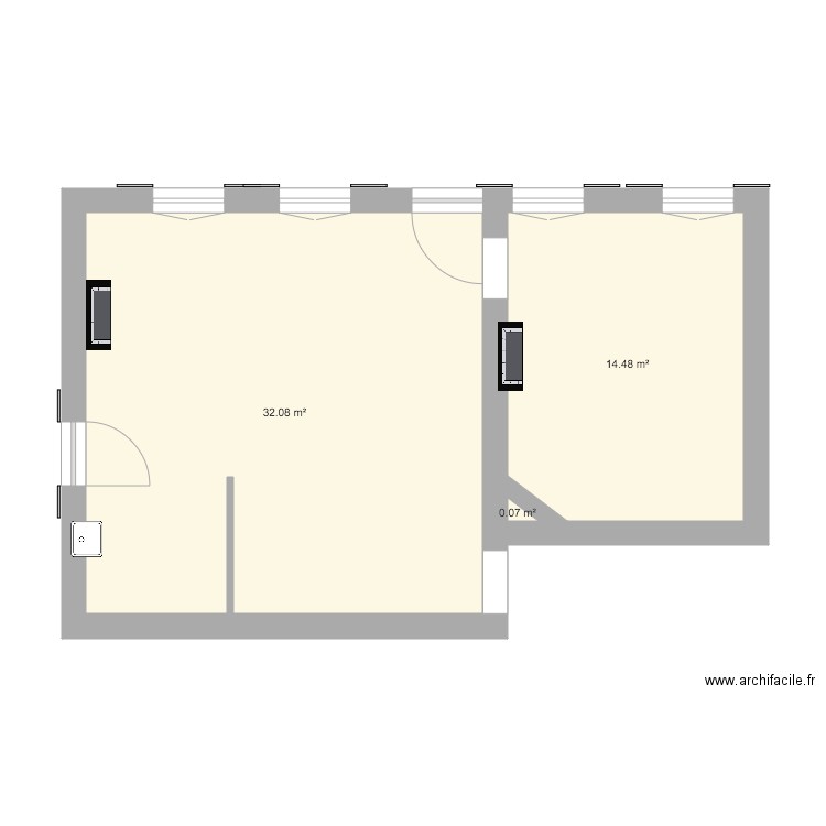 RDC OLERON. Plan de 0 pièce et 0 m2