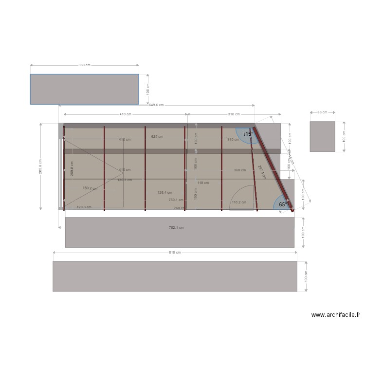 plan garage stella charpente toiture fibro. Plan de 0 pièce et 0 m2