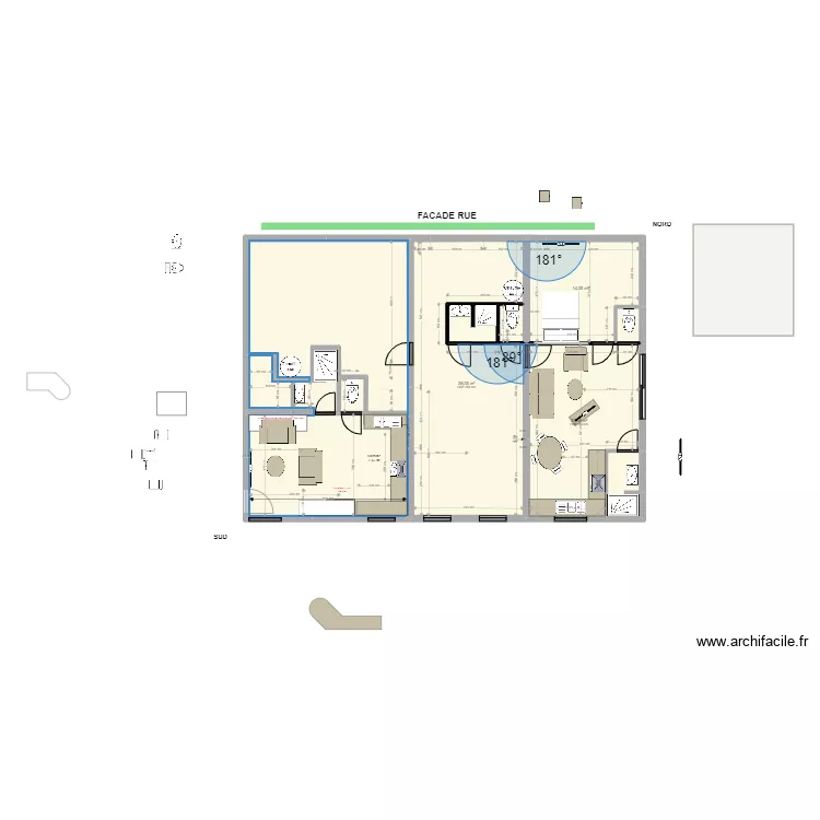 Yvrac SSOL Projet R&eacute;vision 2 sur studio sud ouest DER VERS. Plan de 