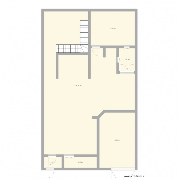 niveau 0. Plan de 0 pièce et 0 m2