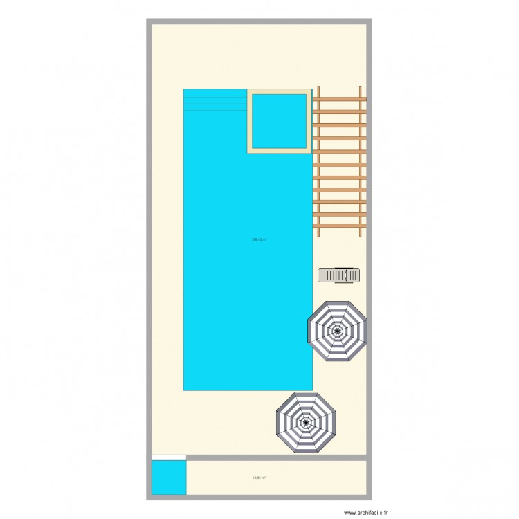 piscine pos. Plan de 0 pièce et 0 m2