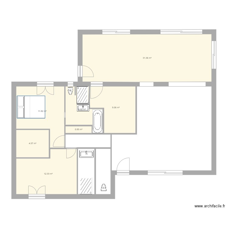 projet. Plan de 0 pièce et 0 m2