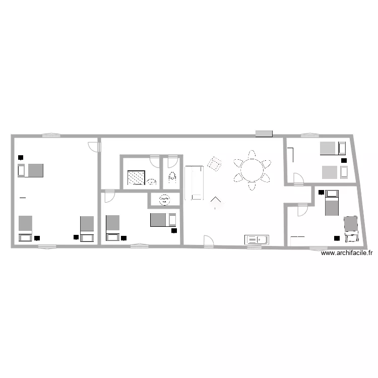 maison des stagiaires. Plan de maison des stagiaires. Plan de