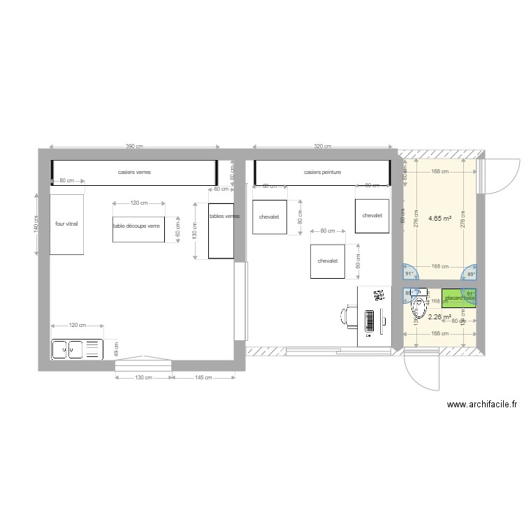 ATELIER . Plan de 0 pièce et 0 m2