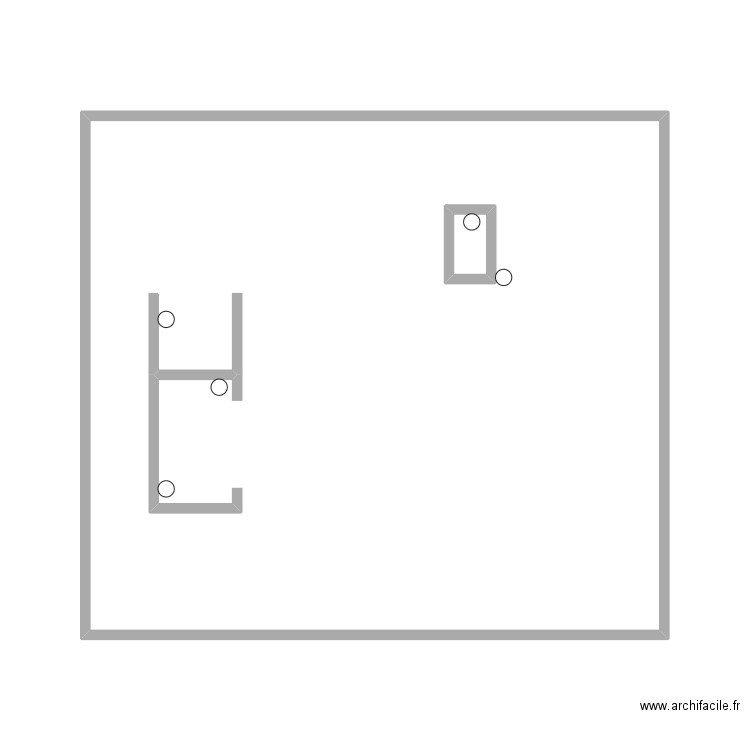 BRANGEON ORGERES 539. Plan de 2 pièces et 40 m2