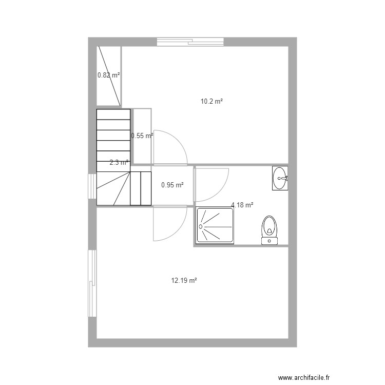 extension saillans. Plan de 0 pièce et 0 m2