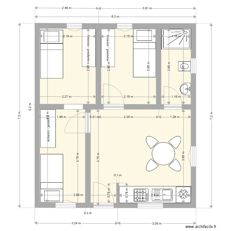 léna4 . Plan de 0 pièce et 0 m2