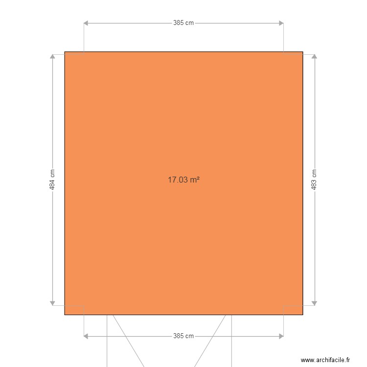 garage. Plan de 0 pièce et 0 m2