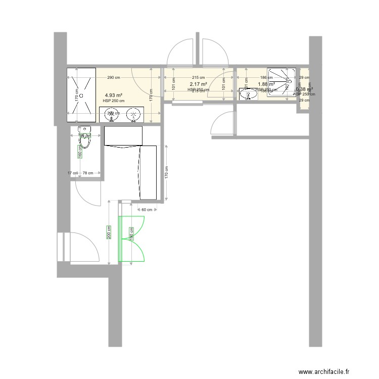 capoullet. Plan de 0 pièce et 0 m2