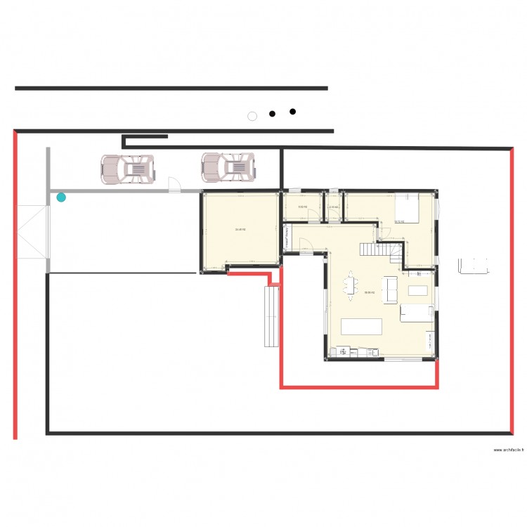 etage . Plan de 0 pièce et 0 m2