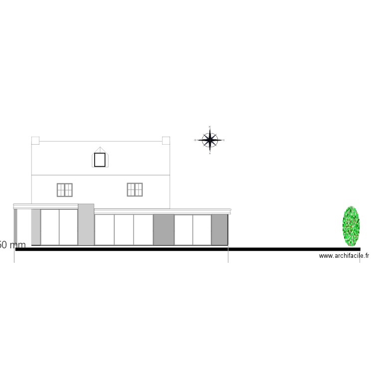 Leblond SUD apres travaux bis. Plan de 0 pièce et 0 m2