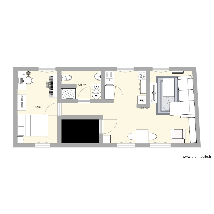 Appart StGervais. Plan de 0 pièce et 0 m2