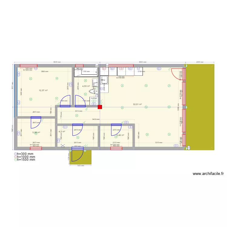 Семенково новое электрика. Plan de 