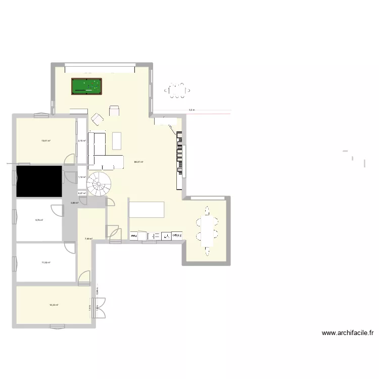 cuisine Arthur Bonnet. Plan de 